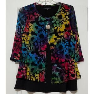 Caleesa Multi-Colored Tunic, Size S